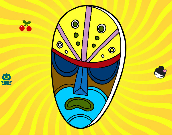 Dibujo Máscara enfadada pintado por Shocolatit