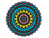 Dibujo Mandala étnica pintado por Erika2003