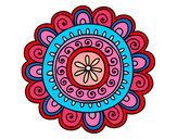 Dibujo Mandala alegre pintado por impira