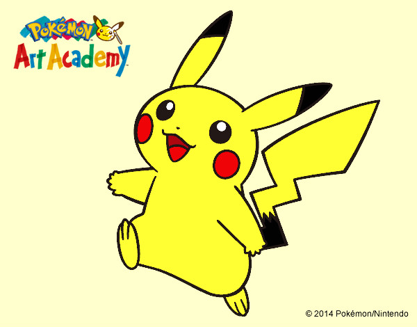 Dibujo Pikachu en Pokémon Art Academy pintado por Climber