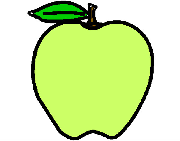 Dibujo de manzana pintado por Isis1234 en  el día 26-10-14 a las  02:19:20. Imprime, pinta o colorea tus propios dibujos!