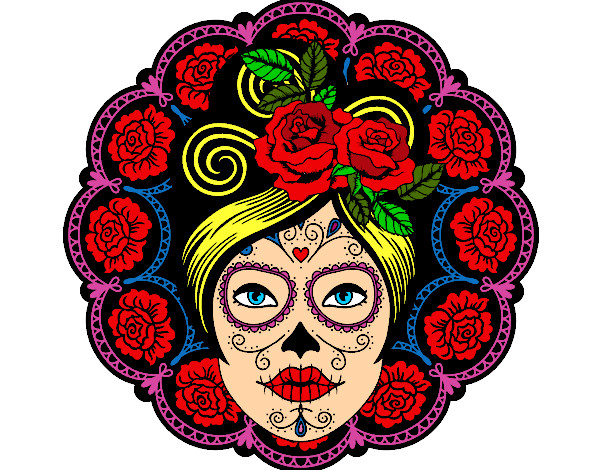 Calavera mejicana femenina