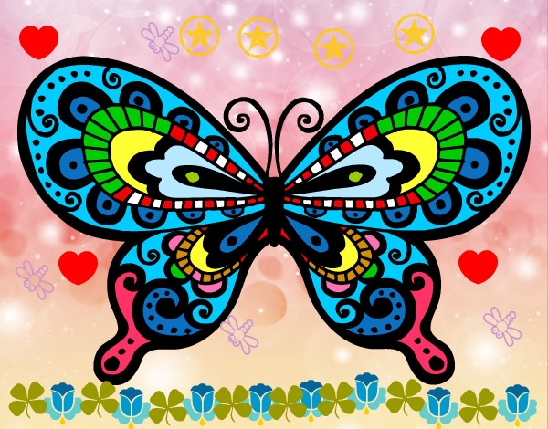Dibujo Mariposa bonita pintado por ASTRIDE