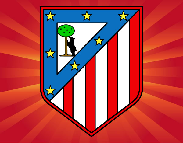 Dibujo Escudo del Club Atlético de Madrid pintado por Quim_Espe