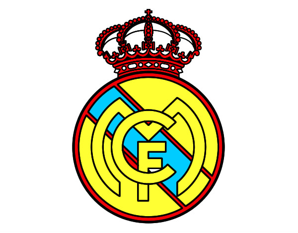 Dibujo Escudo del Real Madrid C.F. pintado por diego18