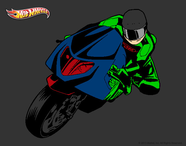 Dibujo Hot Wheels Ducati 1098R pintado por Luisrvl