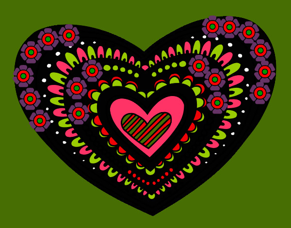 Mandala corazón