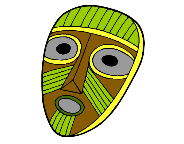 Dibujo Máscara sorprendida pintado por hocel