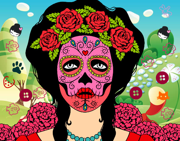 Mujer calavera mejicana