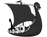 Dibujo Barco vikingo 1 pintado por breyton