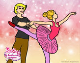 Dibujo Barbie bailando ballet pintado por SinaiV