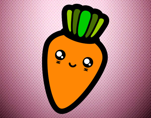 Dibujo Zanahoria sonriente pintado por MONYK1