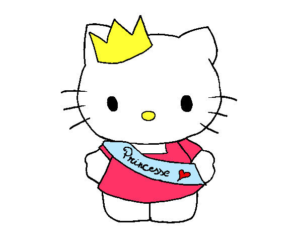Dibujo Kitty princesa pintado por Mikuarts