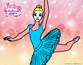 Dibujo Barbie en segundo arabesque pintado por gaspi7