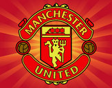 Dibujo Escudo del Manchester United pintado por maica14