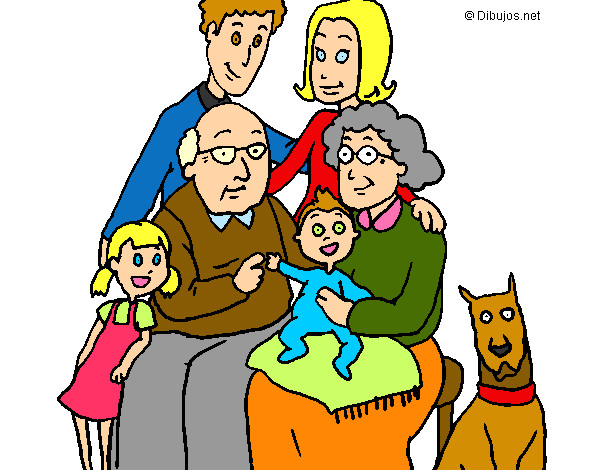 Dibujo Familia pintado por andymely