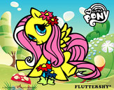 Dibujo Fluttershy pintado por spectra45