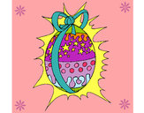 Dibujo Huevo de pascua brillante pintado por maica14