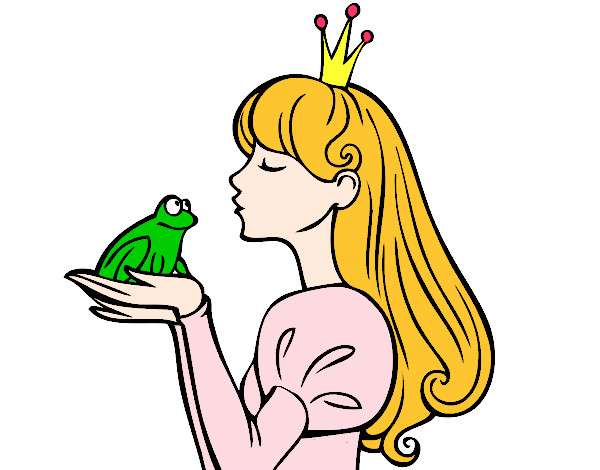 Dibujo La princesa y la rana pintado por jacquiii