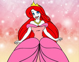 Dibujo Princesa Ariel pintado por deberling 