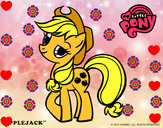 Dibujo Applejack pintado por linda01