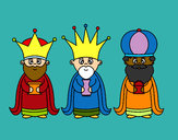 Dibujo Los 3 Reyes Magos pintado por Osobal