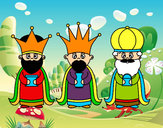 Dibujo Los 3 Reyes Magos pintado por SinaiV