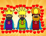 Dibujo Los 3 Reyes Magos pintado por SinaiV