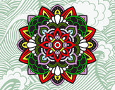 Dibujo Mandala decorativa pintado por johanfelip