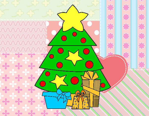 Dibujo Regalos de Navidad 2 pintado por Kitsu 