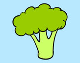 Dibujo Trozo de brócoli pintado por Saritita