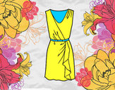 Dibujo Vestido sencillo pintado por linda01