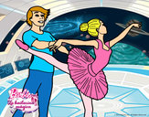 Dibujo Barbie bailando ballet pintado por jhol9