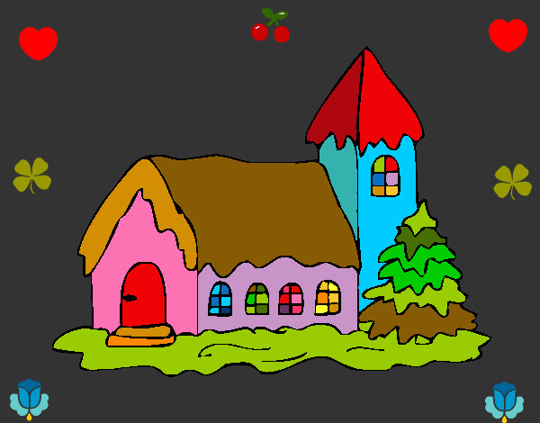 Dibujo Casa 1 pintado por andymely