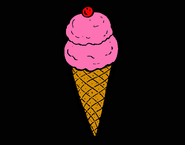 Dibujo Cucurucho de helado pintado por jhol9