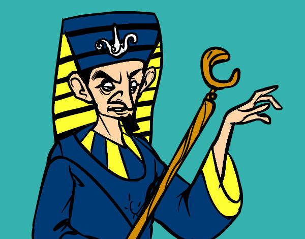 Dibujo Faraón enfadado pintado por Osobal