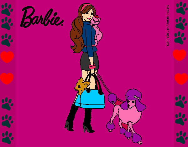 Dibujo Barbie elegante pintado por dianita12
