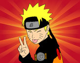 Dibujo Naruto sacando lengua pintado por 4mark5ht
