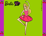 Dibujo Barbie bailarina de ballet pintado por dianita12