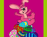 Dibujo Conejo de Pascua pintado por dianita12