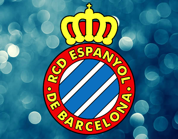 Dibujo Escudo del RCD Espanyol pintado por irene2006