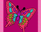Dibujo Mariposa 2a pintado por dianita12