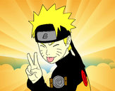 Dibujo Naruto sacando lengua pintado por MikuShion