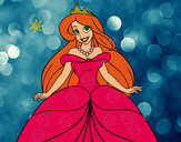 Dibujo Princesa Ariel pintado por Mariamlo