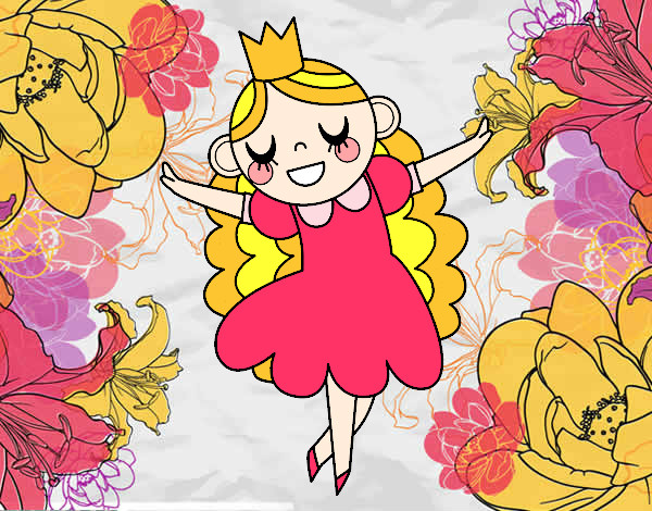 Dibujo Princesa felicidad pintado por jacquiii