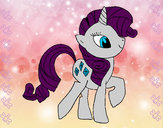 Dibujo Rarity pintado por dianita12