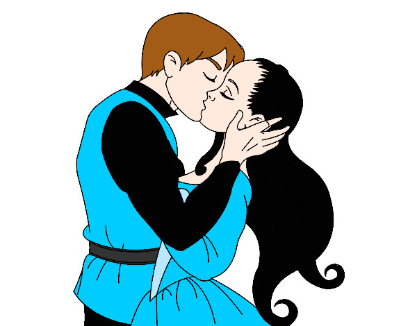 Dibujo Beso de amor pintado por jacquiii