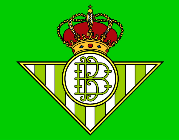Dibujo Escudo del Real Betis Balompié pintado por Osobal