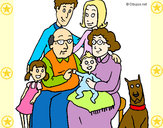 Dibujo Familia pintado por marielys12