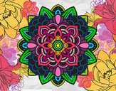 Dibujo Mandala decorativa pintado por alai9